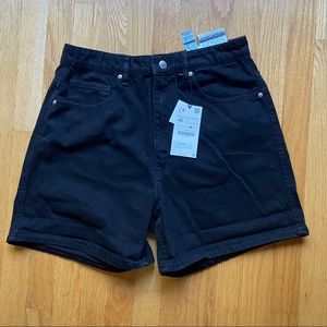 Black Zara Mom Shorts